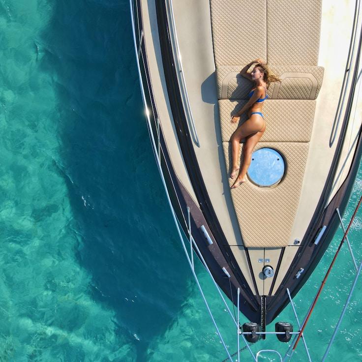 Yacht lifestyle moment